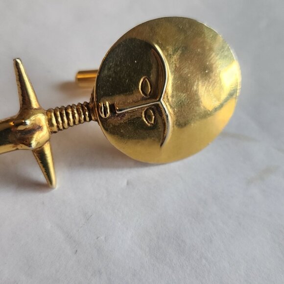 Alva Studios Museum Replicas  Gold-brass tone Several Maya Cufflinks Figures - Picture 2 of 9